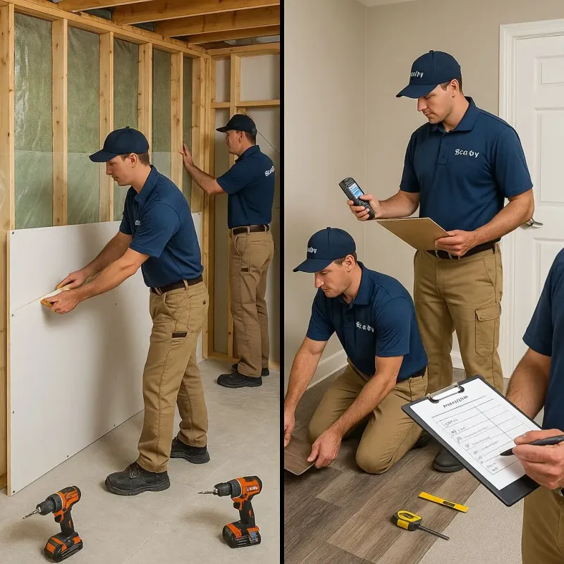 Repairs and Reconstruction process in Kamiah, ID